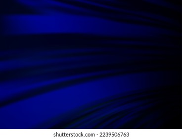 Dark BLUE vector bokeh template. Modern geometrical abstract illustration with gradient. A completely new template for your design.