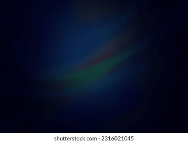 Dark BLUE vector bokeh template. An elegant bright illustration with gradient. The background for your creative designs.