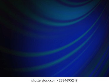 Plantilla de bokeh del vector azul oscuro. Una elegante ilustración brillante con gradiente. El diseño borroso se puede usar para su sitio web.
