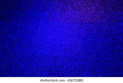 DARK BLUE vector christmas polygon background. Low poly Illustration consisting of triangles with snowflakes. Texture background of New Year celebration.