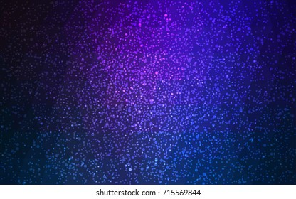 DARK BLUE vector christmas polygon background. Low poly Illustration consisting of triangles with snowflakes. Texture background of New Year celebration.