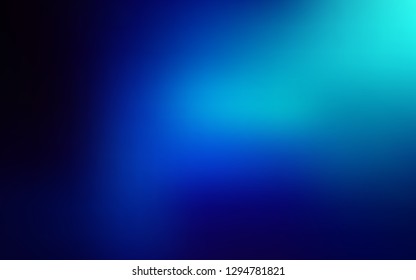 Dark BLUE vector colorful abstract background. Colorful abstract illustration with gradient. Elegant background for a brand book.
