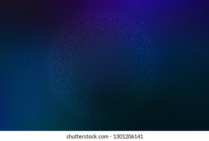 Dark BLUE vector colorful abstract background. New colored illustration in blur style with gradient. New design for your business.
