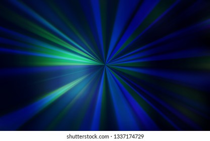 Dark BLUE vector colorful abstract background. Creative illustration in halftone style with gradient. Elegant background for a brand book.