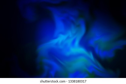 Dark BLUE vector colorful abstract texture. A completely new colored illustration in blur style. The best blurred design for your business.