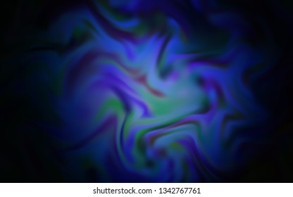 Dark BLUE vector colorful abstract background. Abstract colorful illustration with gradient. New style design for your brand book.
