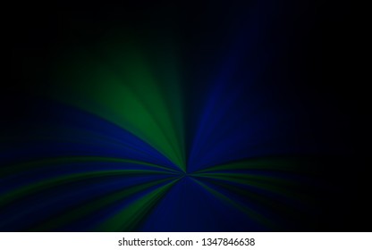 Dark BLUE vector colorful abstract background. Colorful abstract illustration with gradient. Background for designs.