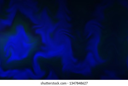Dark BLUE vector colorful abstract texture. Modern abstract illustration with gradient. Completely new design for your business.