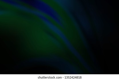Dark BLUE vector colorful abstract background. New colored illustration in blur style with gradient. Blurred design for your web site.