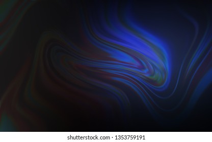 Dark BLUE vector colorful abstract texture. Abstract colorful illustration with gradient. The best blurred design for your business.