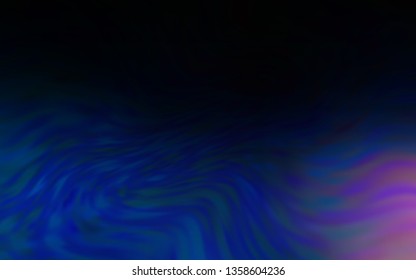 Dark BLUE vector colorful abstract texture. Modern abstract illustration with gradient. Elegant background for a brand book.