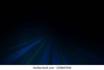 Dark BLUE vector colorful abstract background. Glitter abstract illustration with gradient design. The best blurred design for your business.