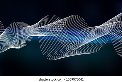Dark BLUE vector colorful abstract texture. New colored illustration in blur style with gradient. Blurred design for your web site.