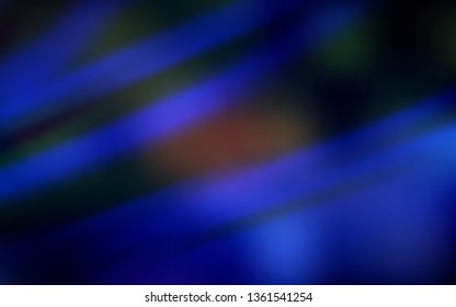 Dark BLUE vector colorful abstract background. Colorful abstract illustration with gradient. The best blurred design for your business.