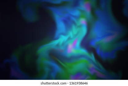 Dark BLUE vector colorful abstract texture. Colorful abstract illustration with gradient. Completely new design for your business.