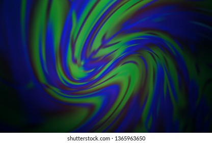 Dark BLUE vector colorful abstract texture. Glitter abstract illustration with gradient design. New style for your business design.