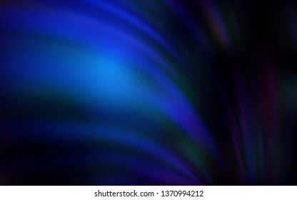 Dark BLUE vector colorful abstract background. Shining colored illustration in smart style. The best blurred design for your business.