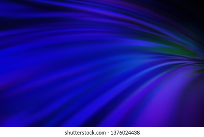 Dark BLUE vector colorful abstract background. Glitter abstract illustration with gradient design. The best blurred design for your business.