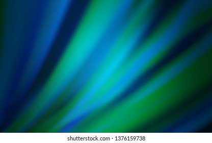 Dark BLUE vector colorful abstract background. Colorful abstract illustration with gradient. Blurred design for your web site.