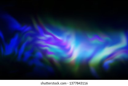 Dark BLUE vector colorful abstract background. New colored illustration in blur style with gradient. Background for designs.