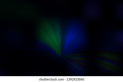 Dark BLUE vector colorful abstract background. Modern abstract illustration with gradient. Smart design for your work.