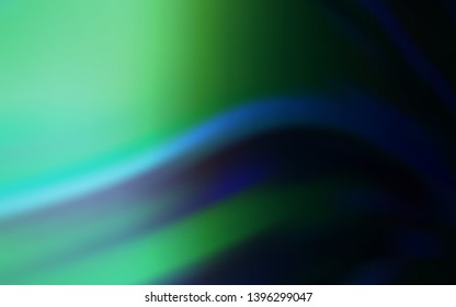 Dark BLUE vector colorful abstract background. Creative illustration in halftone style with gradient. New style for your business design.