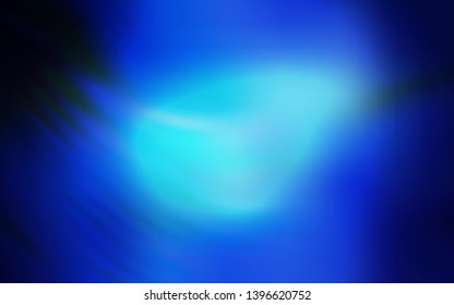 Dark BLUE vector colorful abstract background. New colored illustration in blur style with gradient. Completely new design for your business.