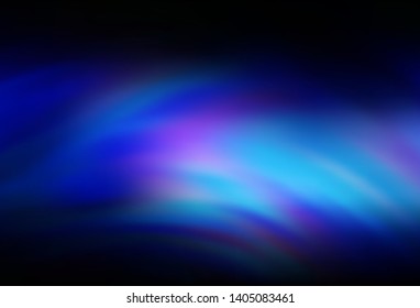 Dark BLUE vector colorful abstract background. Colorful illustration in abstract style with gradient. Completely new design for your business.