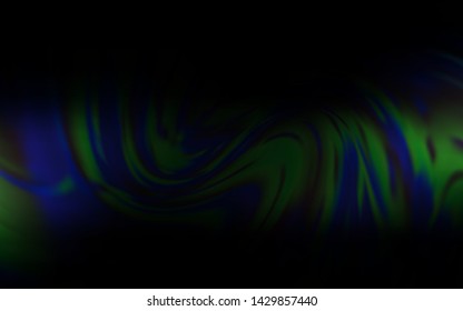 Dark BLUE vector colorful abstract background. Shining colored illustration in smart style. The best blurred design for your business.