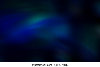 Dark BLUE vector colorful abstract background. Abstract colorful illustration with gradient. Elegant background for a brand book.