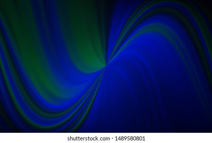 Dark BLUE vector colorful abstract background. Modern abstract illustration with gradient. New style for your business design.