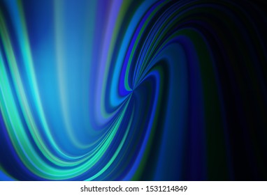 Dark BLUE vector colorful abstract background. Colorful abstract illustration with gradient. The best blurred design for your business.