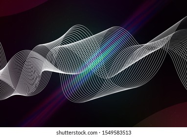 Dark BLUE vector colorful abstract background. Colorful abstract illustration with gradient. New style for your business design.