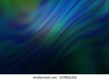 Dark BLUE vector colorful abstract texture. New colored illustration in blur style with gradient. The best blurred design for your business.