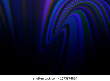 Dark BLUE vector colorful abstract texture. An elegant bright illustration with gradient. Background for a cell phone.
