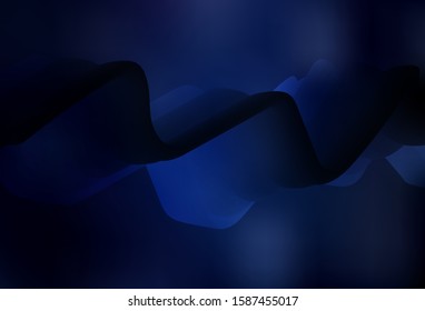 Dark BLUE vector colorful abstract background. Creative illustration in halftone style with gradient. Completely new design for your business.