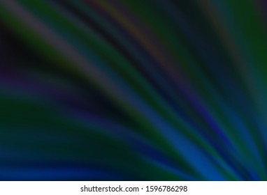 Dark BLUE vector colorful abstract texture. Creative illustration in halftone style with gradient. Blurred design for your web site.
