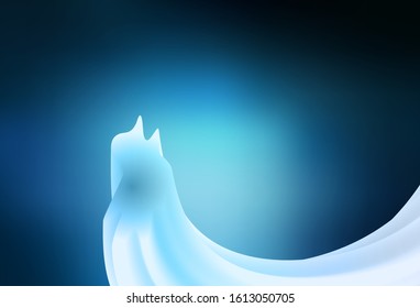 Dark BLUE vector colorful abstract texture. Abstract colorful illustration with gradient. Completely new design for your business.