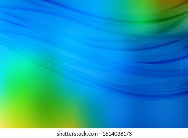 Dark BLUE vector colorful abstract background. Colorful illustration in abstract style with gradient. Blurred design for your web site.