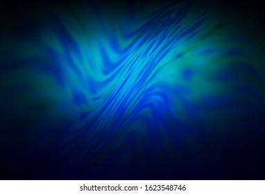 Dark BLUE vector colorful abstract background. Colorful abstract illustration with gradient. Smart design for your work.