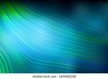 Dark BLUE vector colorful abstract background. Abstract colorful illustration with gradient. New way of your design.