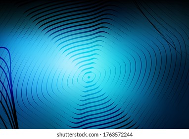 Dark BLUE vector colorful abstract texture. New colored illustration in blur style with gradient. Background for designs.