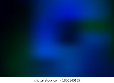 Dark BLUE vector colorful abstract background. Creative illustration in halftone style with gradient. Elegant background for a brand book.