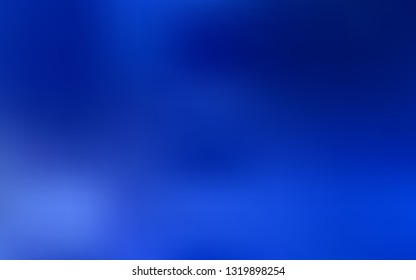 Dark BLUE vector colorful blur background. Colorful illustration in abstract style with gradient. New design for your business.