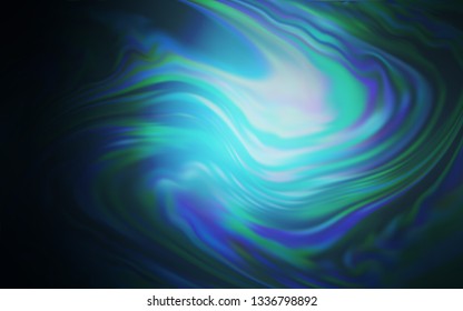 Dark BLUE vector colorful blur background. A completely new colored illustration in blur style. New way of your design.