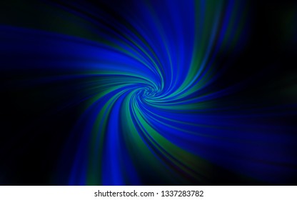 Dark BLUE vector colorful blur background. Creative illustration in halftone style with gradient. Completely new design for your business.