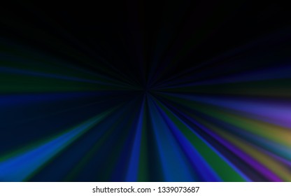 Dark BLUE vector colorful blur background. Colorful abstract illustration with gradient. Background for designs.