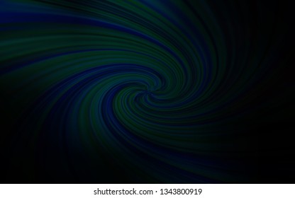 Dark BLUE vector colorful blur backdrop. Glitter abstract illustration with gradient design. Blurred design for your web site.