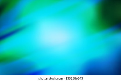 Dark BLUE vector colorful blur background. Colorful illustration in abstract style with gradient. New style design for your brand book.