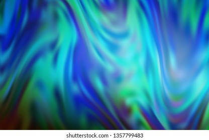 Dark BLUE vector colorful blur background. Creative illustration in halftone style with gradient. Completely new design for your business.